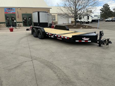 New 2026 Midsota 7x20 15.4 GVWR Flatbed Trailer