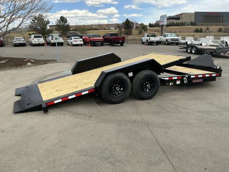 New 2026 Midsota 7x20 15.4 GVWR Flatbed Trailer