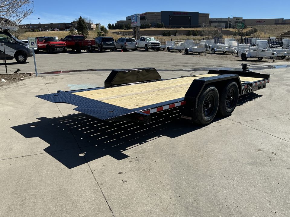New 2026 Midsota 7x20 15.4 GVWR Flatbed Trailer