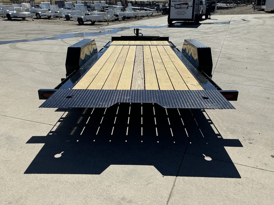 New 2026 Midsota 7x20 15.4 GVWR Flatbed Trailer