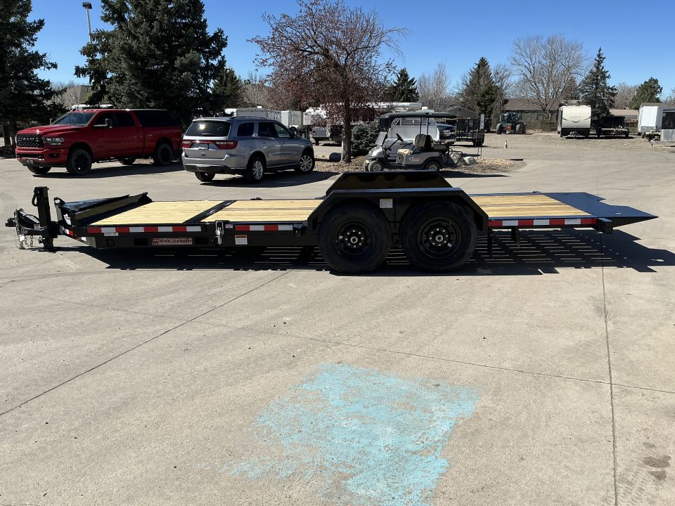 New 2026 Midsota 7x20 15.4 GVWR Flatbed Trailer
