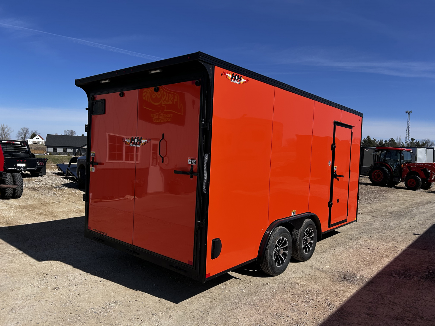 New 2026 H&H Trailers 8X16 7' INTERIOR LOADED WITH OPTIONS 7K GVWR Cargo / Enclosed Trailer
