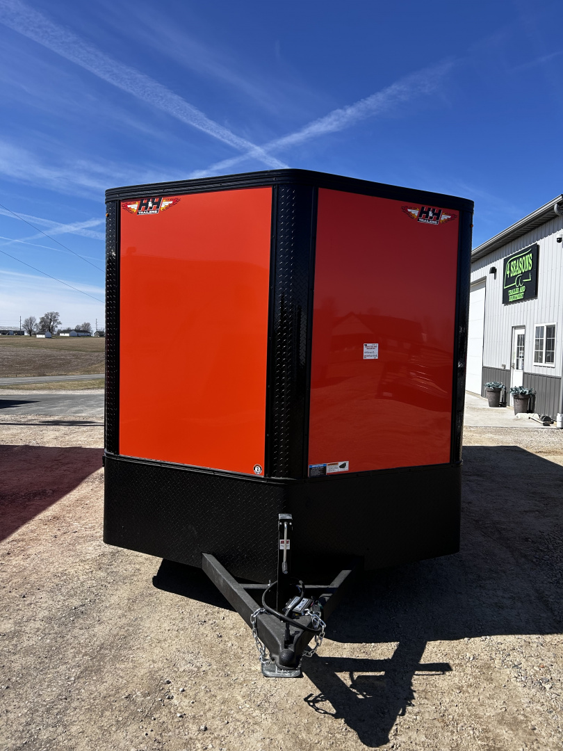 New 2026 H&H Trailers 8X16 7' INTERIOR LOADED WITH OPTIONS 7K GVWR Cargo / Enclosed Trailer