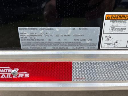 New 2026 United Trailers CLA-8.528TA70 Car / Racing Trailer