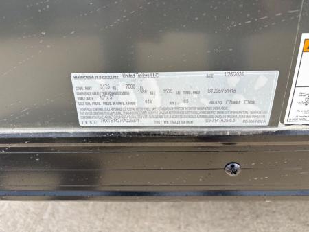 New 2026 United Trailers UJ-714TA35-8.5 Cargo / Enclosed Trailer