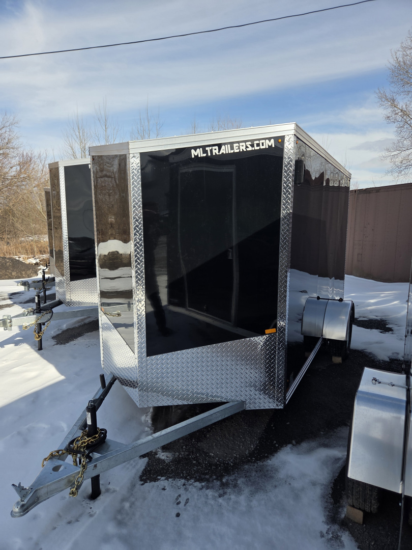New 2026 ML Trailers Galvanized 6'x12' Cargo / Enclosed Trailer