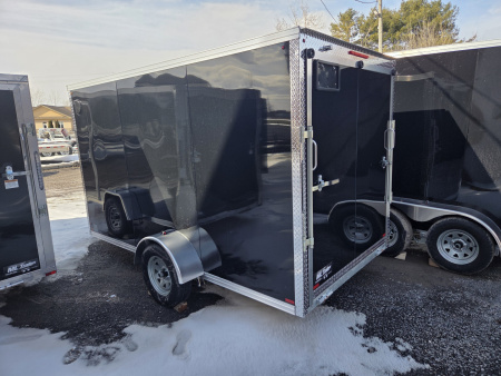New 2026 ML Trailers Galvanized 6'x12' Cargo / Enclosed Trailer
