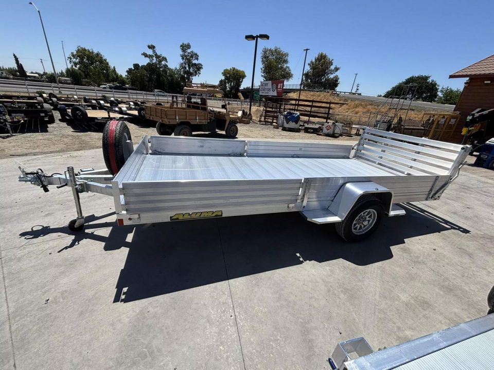 New 2026 Aluma 8115H-S-EL-R-BT-SR 7FT X 15FT 4250 GVW Utility Trailer