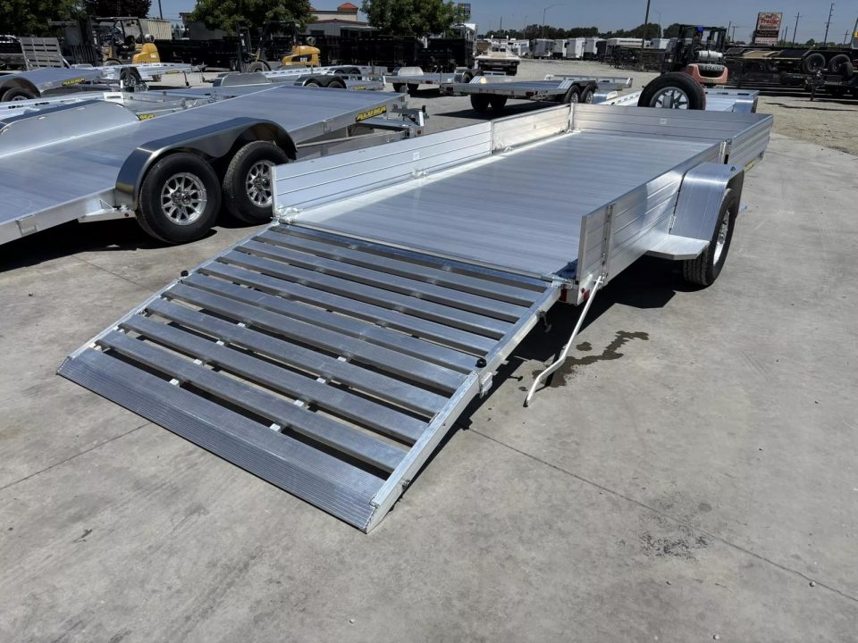 New 2026 Aluma 8115H-S-EL-R-BT-SR 7FT X 15FT 4250 GVW Utility Trailer