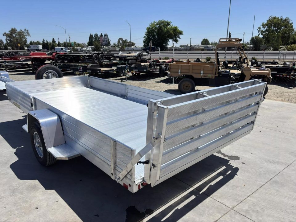 New 2026 Aluma 8115H-S-EL-R-BT-SR 7FT X 15FT 4250 GVW Utility Trailer