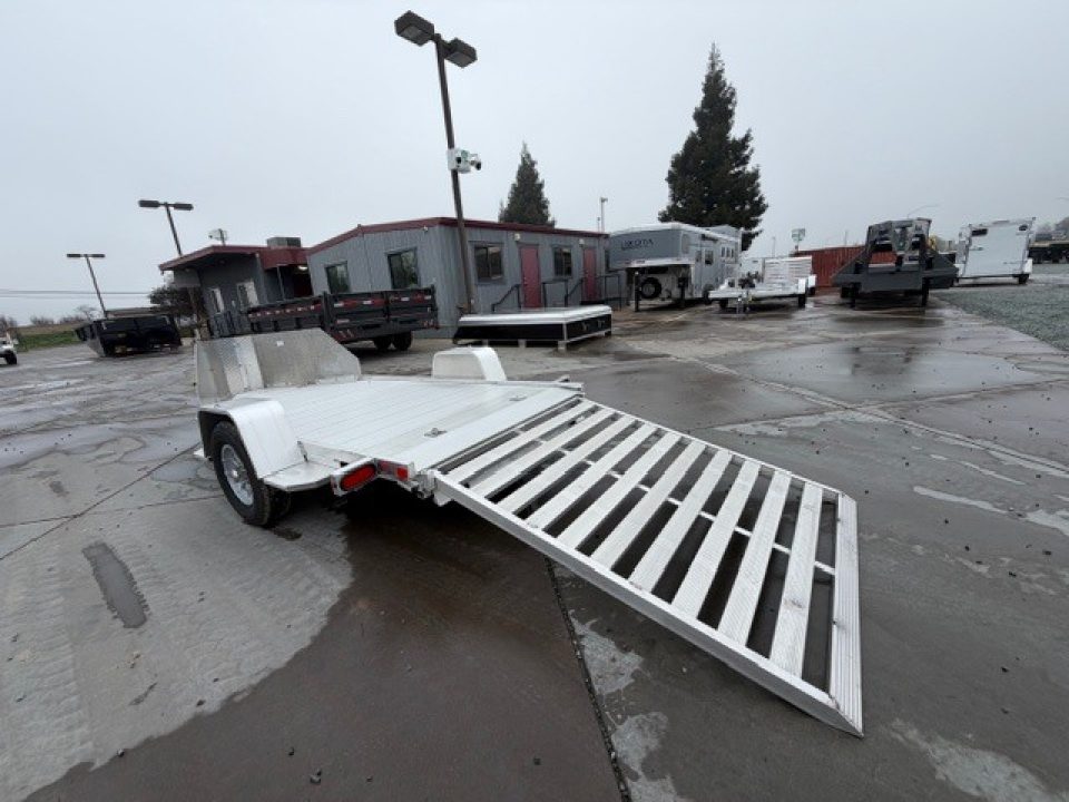 New 2026 Aluma TK1S-R-RTD 5.5FT X 11.5FT 2990 GVW Motorcycle Trailer