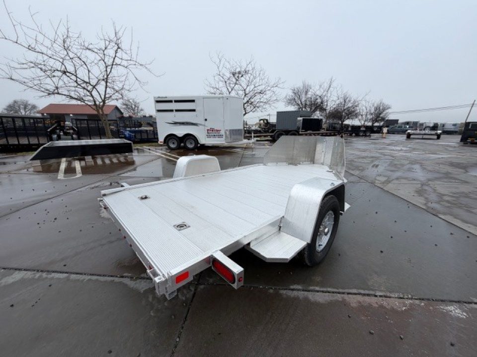 New 2026 Aluma TK1S-R-RTD 5.5FT X 11.5FT 2990 GVW Motorcycle Trailer