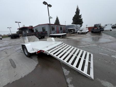 New 2026 Aluma TK1S-R-RTD 5.5FT X 11.5FT 2990 GVW Motorcycle Trailer