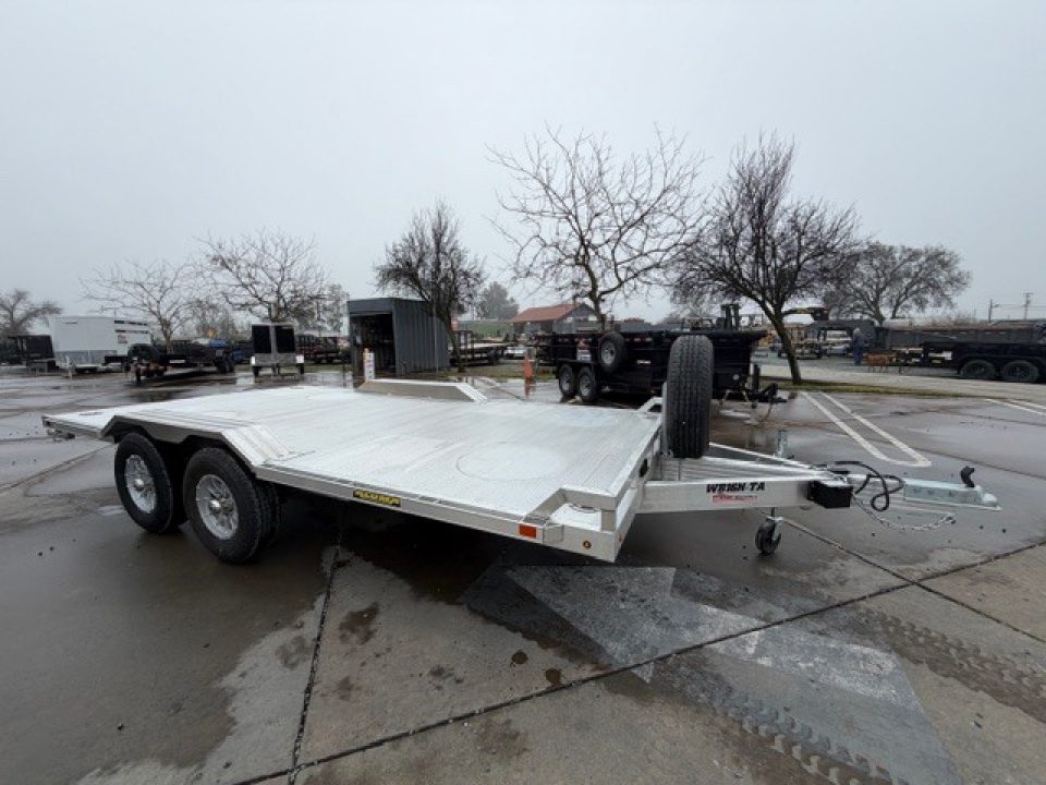 New 2026 Aluma WB16H-TA-EL-DOF-R-RR 8FT X 16FT 990 GVW Utility Trailer