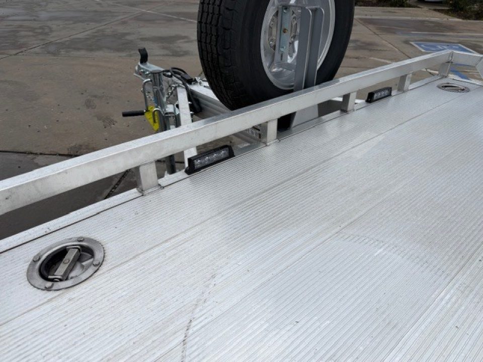 New 2026 Aluma WB16H-TA-EL-DOF-R-RR 8FT X 16FT 990 GVW Utility Trailer