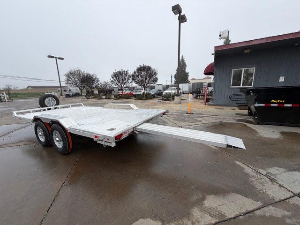 New 2026 Aluma WB16H-TA-EL-DOF-R-RR 8FT X 16FT 990 GVW Utility Trailer