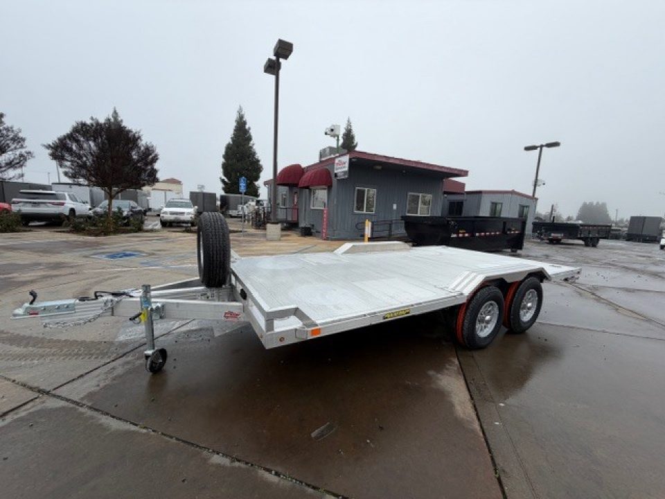 New 2026 Aluma WB16H-TA-EL-DOF-R-RR 8FT X 16FT 990 GVW Utility Trailer
