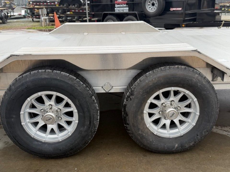 New 2026 Aluma WB16H-TA-EL-DOF-R-RR 8FT X 16FT 990 GVW Utility Trailer