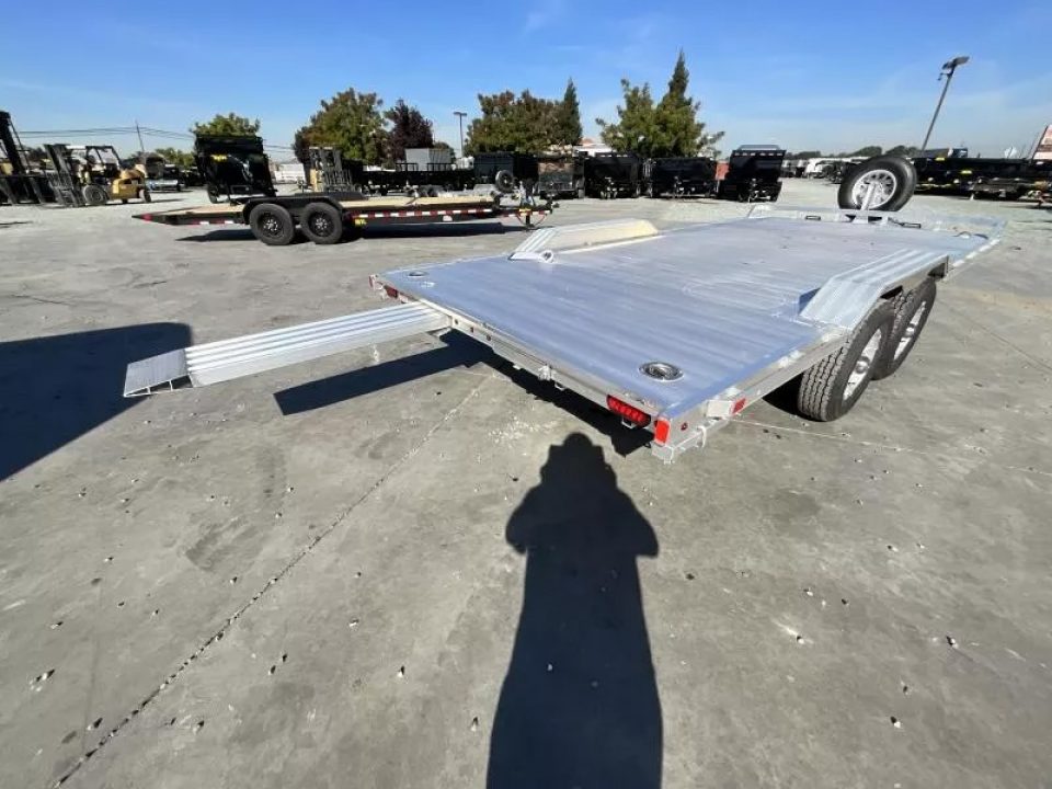 New 2026 Aluma WB18H-TA-EL-DOF-R-RR 8FT X 18FT 9990 GVW Equipment Trailer