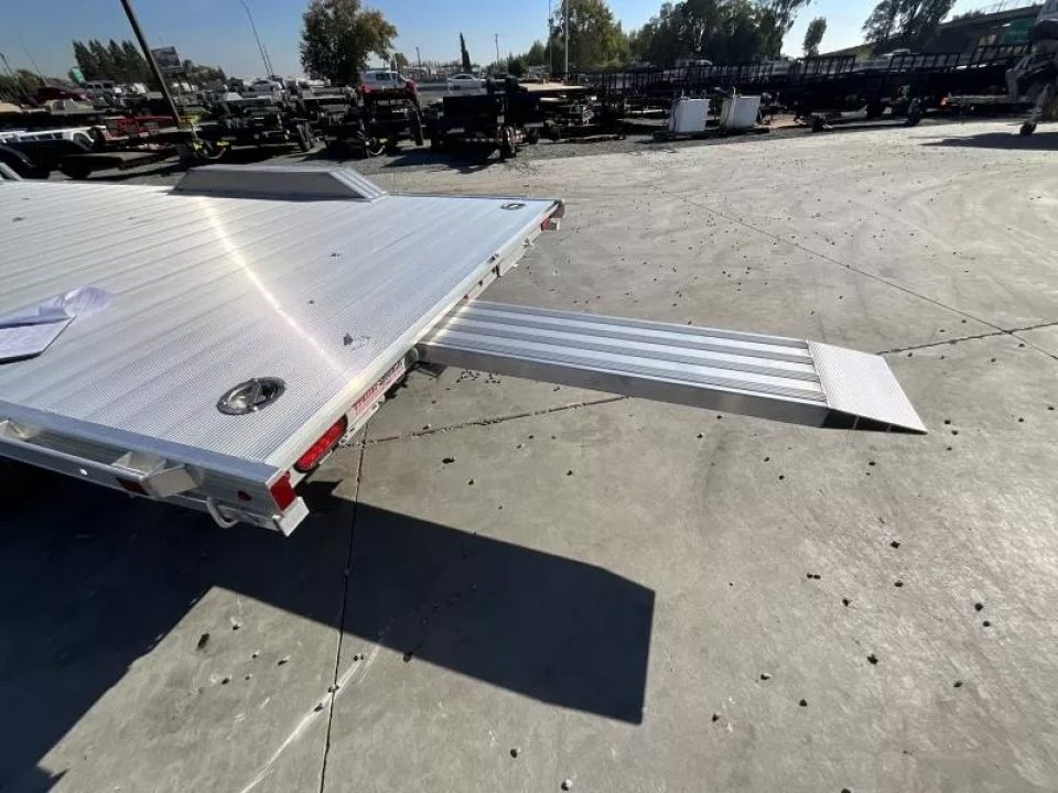 New 2026 Aluma WB18H-TA-EL-DOF-R-RR 8FT X 18FT 9990 GVW Equipment Trailer