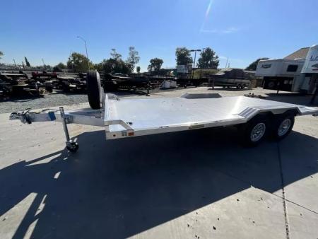 New 2026 Aluma WB18H-TA-EL-DOF-R-RR 8FT X 18FT 9990 GVW Equipment Trailer