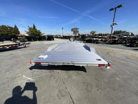 New 2026 Aluma WB18H-TA-EL-DOF-R-RR 8FT X 18FT 9990 GVW Equipment Trailer