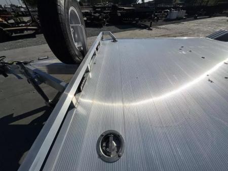New 2026 Aluma WB18H-TA-EL-DOF-R-RR 8FT X 18FT 9990 GVW Equipment Trailer