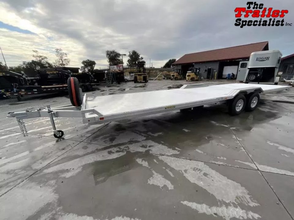 New 2026 Aluma WB28H-TA-EL-DOF-R-RR 8FT X 28FT 9990 GVW Equipment Trailer
