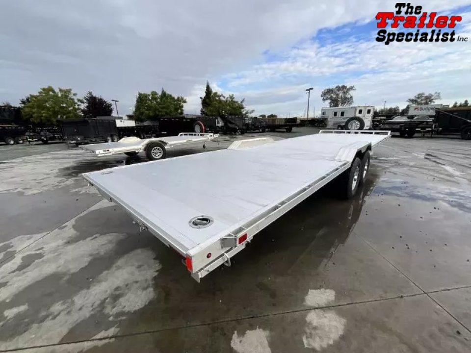 New 2026 Aluma WB28H-TA-EL-DOF-R-RR 8FT X 28FT 9990 GVW Equipment Trailer