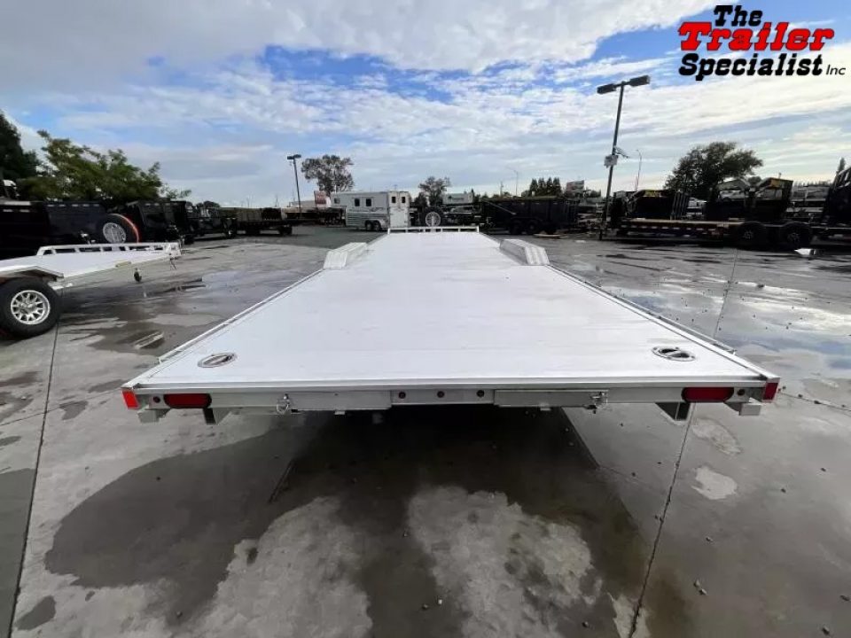 New 2026 Aluma WB28H-TA-EL-DOF-R-RR 8FT X 28FT 9990 GVW Equipment Trailer