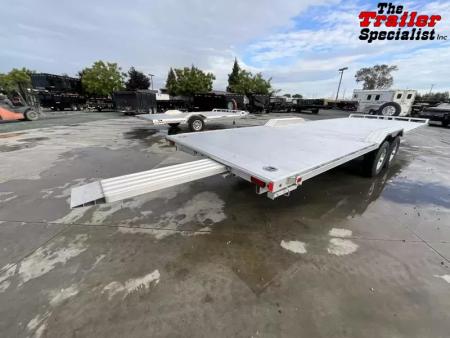 New 2026 Aluma WB28H-TA-EL-DOF-R-RR 8FT X 28FT 9990 GVW Equipment Trailer