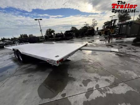 New 2026 Aluma WB28H-TA-EL-DOF-R-RR 8FT X 28FT 9990 GVW Equipment Trailer