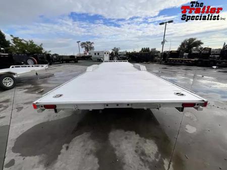 New 2026 Aluma WB28H-TA-EL-DOF-R-RR 8FT X 28FT 9990 GVW Equipment Trailer