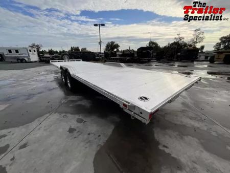 New 2026 Aluma WB28H-TA-EL-DOF-R-RR 8FT X 28FT 9990 GVW Equipment Trailer