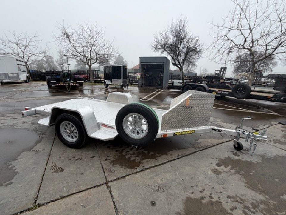 New 2026 Aluma MC10S-R 4.5FT X 11.5FT 2K GVW Motorcycle Trailer