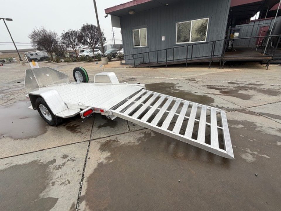 New 2026 Aluma MC10S-R 4.5FT X 11.5FT 2K GVW Motorcycle Trailer