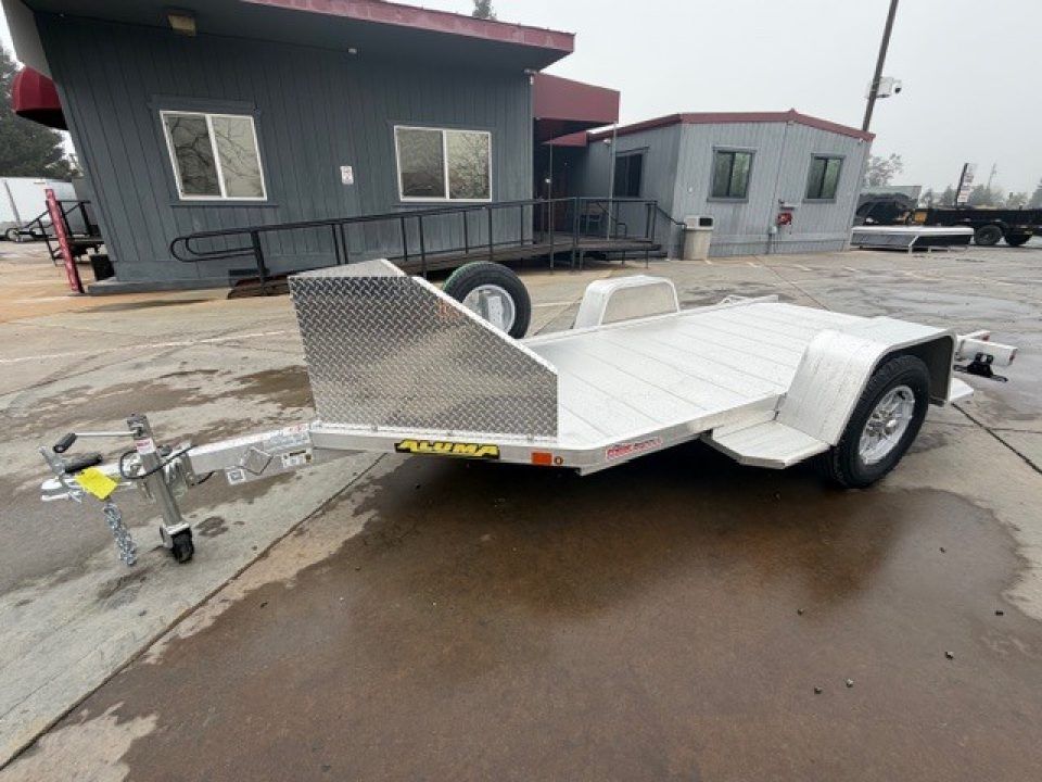 New 2026 Aluma MC10S-R 4.5FT X 11.5FT 2K GVW Motorcycle Trailer