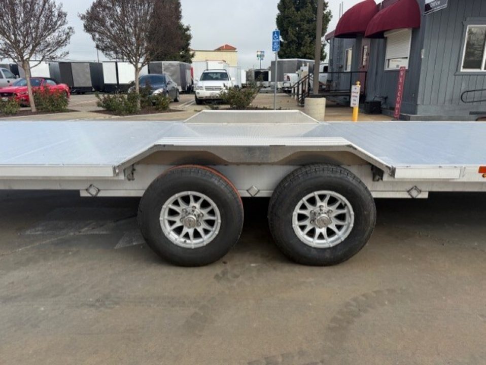 New 2027 Aluma WB28H-TA-EL-DOF-R-RR 8FT X 28FT 9990 GVW Utility Trailer