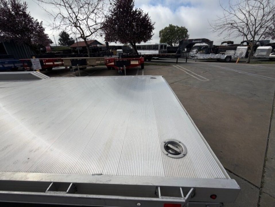 New 2027 Aluma WB28H-TA-EL-DOF-R-RR 8FT X 28FT 9990 GVW Utility Trailer