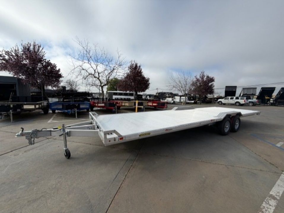 New 2027 Aluma WB28H-TA-EL-DOF-R-RR 8FT X 28FT 9990 GVW Utility Trailer
