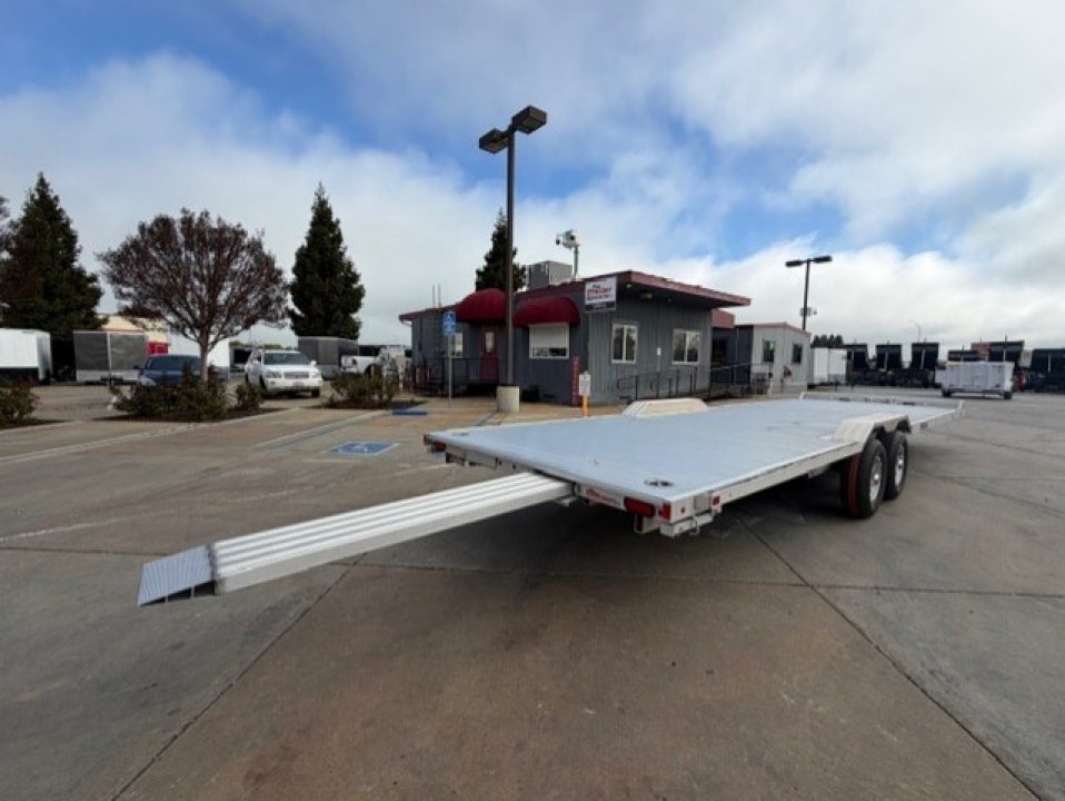 New 2027 Aluma WB28H-TA-EL-DOF-R-RR 8FT X 28FT 9990 GVW Utility Trailer