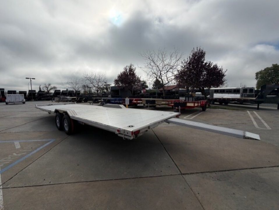 New 2027 Aluma WB28H-TA-EL-DOF-R-RR 8FT X 28FT 9990 GVW Utility Trailer
