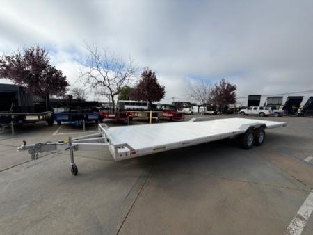 New 2027 Aluma WB28H-TA-EL-DOF-R-RR 8FT X 28FT 9990 GVW Utility Trailer