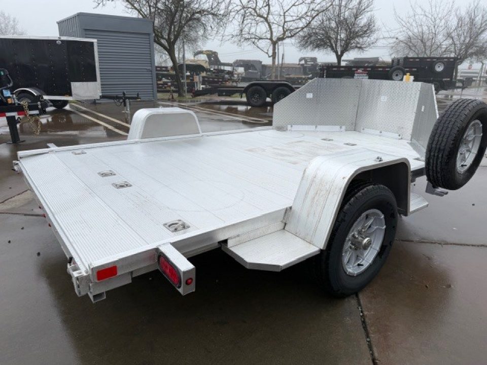 New 2027 Aluma MC210S-R-RTD 6.5FT X 10FT 2990 GVW Motorcycle Trailer