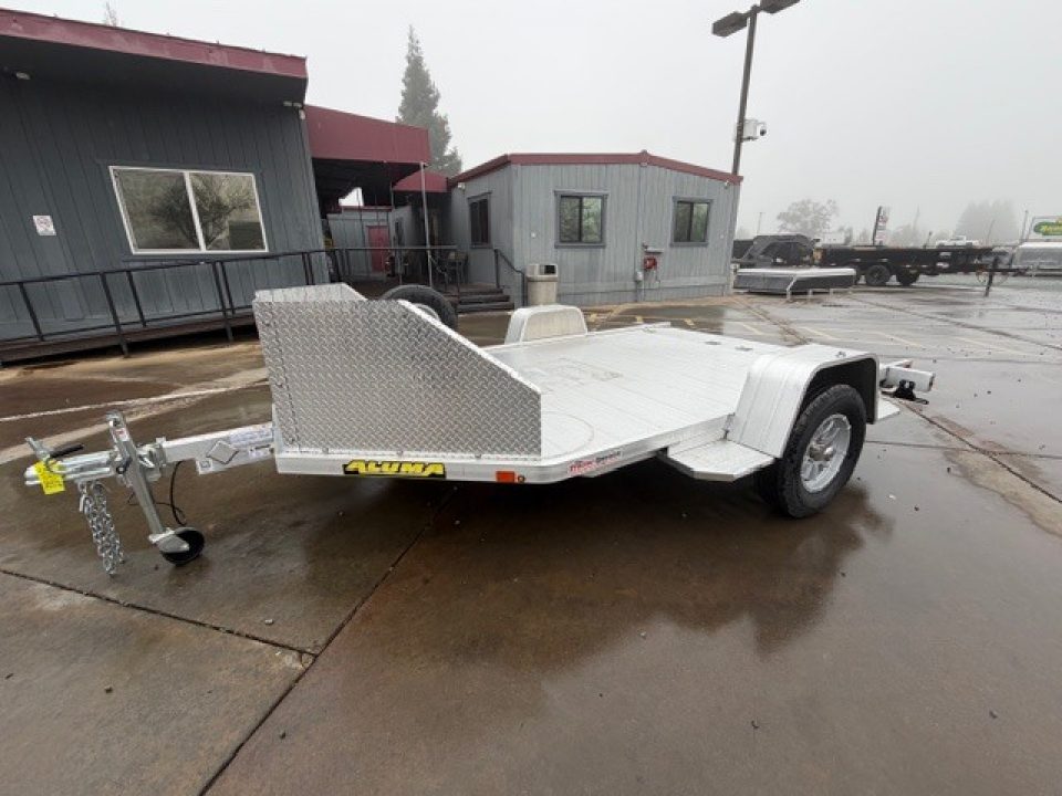 New 2027 Aluma MC210S-R-RTD 6.5FT X 10FT 2990 GVW Motorcycle Trailer