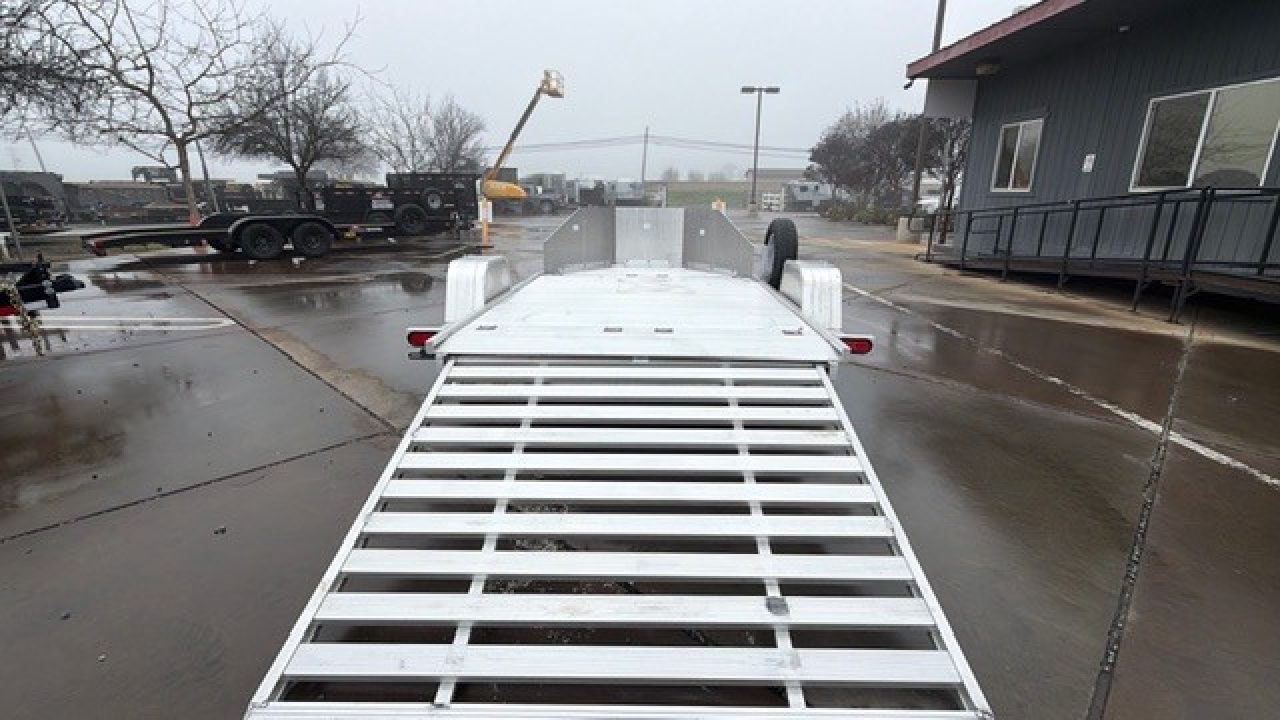 New 2027 Aluma MC210S-R-RTD 6.5FT X 10FT 2990 GVW Motorcycle Trailer