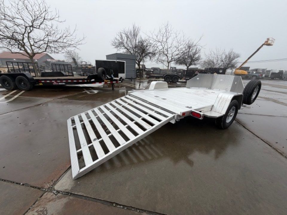 New 2027 Aluma MC210S-R-RTD 6.5FT X 10FT 2990 GVW Motorcycle Trailer