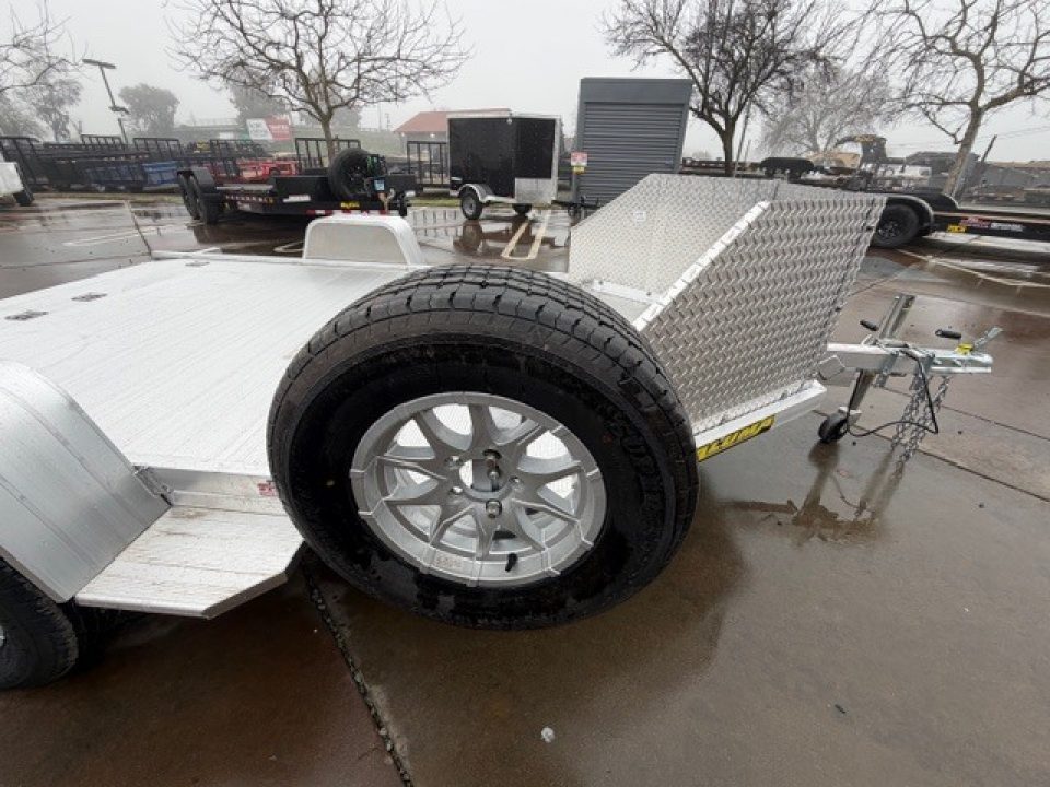 New 2027 Aluma MC210S-R-RTD 6.5FT X 10FT 2990 GVW Motorcycle Trailer