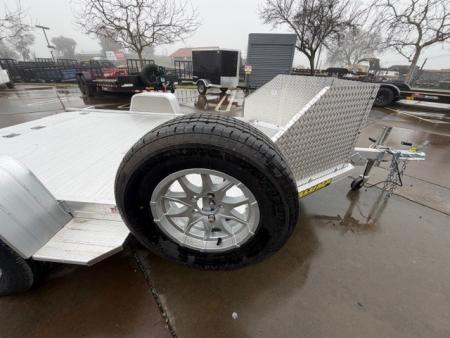 New 2027 Aluma MC210S-R-RTD 6.5FT X 10FT 2990 GVW Motorcycle Trailer
