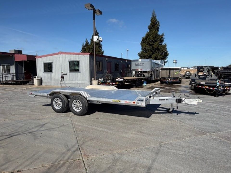 New 2027 Aluma WB16H-TA-EL-DOF-R-RR 8FT X 16FT 9990 GVW Utility Trailer